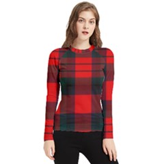 Macduff Modern Tartan 2 Women s Long Sleeve Rash Guard by tartantotartansallreddesigns