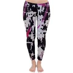 Chaos At The Wall Classic Winter Leggings by DimitriosArt