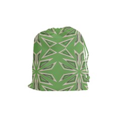 Abstract Pattern Geometric Backgrounds   Drawstring Pouch (medium) by Eskimos