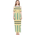 Abstract pattern geometric backgrounds   Draped Sleeveless Chiffon Jumpsuit View1