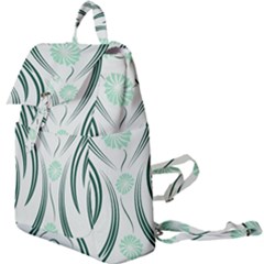 Folk Flowers Print Floral Pattern Ethnic Art Buckle Everyday Backpack by Eskimos