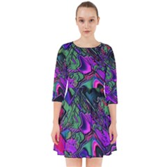 Neon Aquarium Smock Dress by MRNStudios