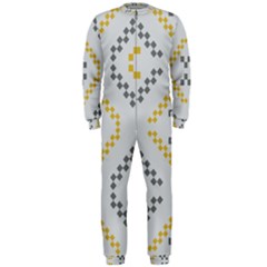 Abstract Pattern Geometric Backgrounds   Onepiece Jumpsuit (men) by Eskimos