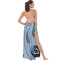 Folk flowers print Floral pattern Ethnic art Maxi Chiffon Tie-Up Sarong View2