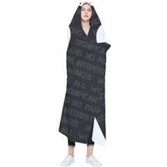 A Wordsearch For Our Times Wearable Blanket by WetdryvacsLair