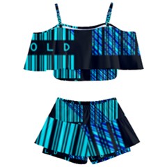 Folding For Science Kids  Off Shoulder Skirt Bikini by WetdryvacsLair