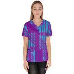 Fold At Home Folding Women s V-neck Scrub Top by WetdryvacsLair