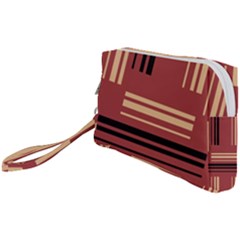 Abstract Pattern Geometric Backgrounds   Wristlet Pouch Bag (small) by Eskimos