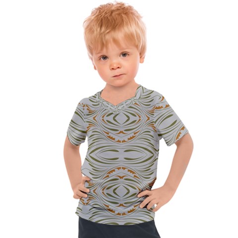 Folk Flowers Print Floral Pattern Ethnic Art Kids  Sports Tee by Eskimos
