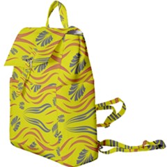 Folk Flowers Print Floral Pattern Ethnic Art Buckle Everyday Backpack by Eskimos