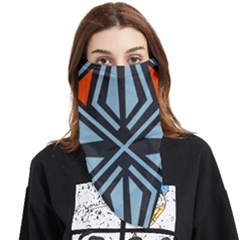 Abstract Geometric Design    Face Covering Bandana (triangle) by Eskimos