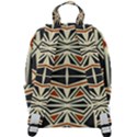 Abstract geometric design    Zip Up Backpack View3