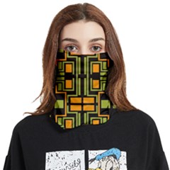 Abstract Geometric Design    Face Covering Bandana (two Sides) by Eskimos