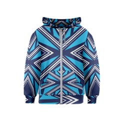 Abstract Pattern Geometric Backgrounds  Kids  Zipper Hoodie by Eskimos