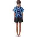 Abstract pattern geometric backgrounds  Kids  Cut Out Flutter Sleeves View2