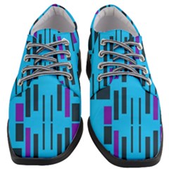 Abstract Pattern Geometric Backgrounds Women Heeled Oxford Shoes by Eskimos