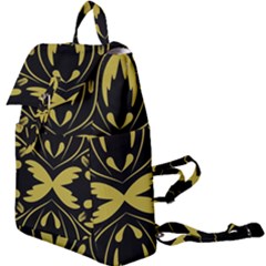 Folk Flowers Print Floral Pattern Ethnic Art Buckle Everyday Backpack by Eskimos