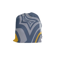 Abstract Pattern Geometric Backgrounds Drawstring Pouch (medium) by Eskimos