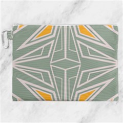 Abstract Pattern Geometric Backgrounds Canvas Cosmetic Bag (xxl) by Eskimos