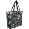 Abstract pattern geometric backgrounds Zip Up Canvas Bag View2