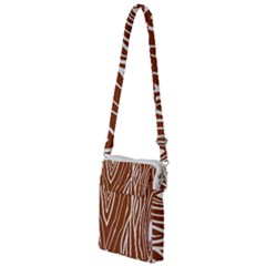 Wooden Texture Vector Background Multi Function Travel Bag by Eskimos
