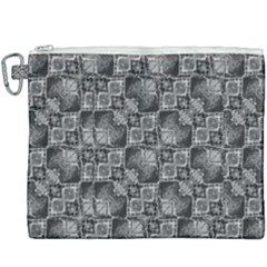 Black And Grey Rocky Geometric Pattern Design Canvas Cosmetic Bag (xxxl) by dflcprintsclothing