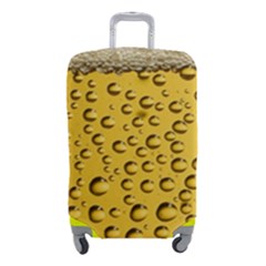 Beer Bubbles Luggage Cover (small) by Wegoenart