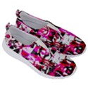 Pink Checker Graffiti No Lace Lightweight Shoes View3