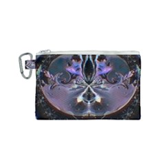 The High Priestess Card Canvas Cosmetic Bag (small) by MRNStudios