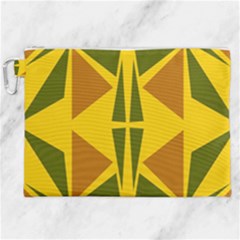 Folk Flowers Floral Art Print Flowers Abstract Art  Canvas Cosmetic Bag (xxl) by Eskimos