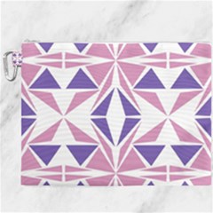 Abstract Pattern Geometric Backgrounds  Canvas Cosmetic Bag (xxxl) by Eskimos