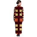 Abstract pattern geometric backgrounds  Turtleneck Maxi Dress View2