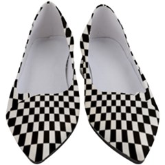 Illusion Checkerboard Black And White Pattern Women s Block Heels  by Nexatart