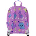 Seamless Pattern With Cute Kawaii Kittens Zip Up Backpack View3