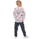 Cute Bunnies Easter Eggs Seamless Pattern Kids  Overhead Hoodie View2