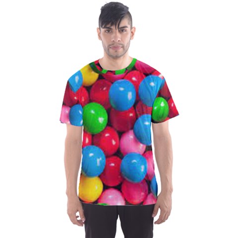 Bubble Gum Men s Sport Mesh Tee by artworkshop