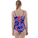 Batik Megamendung Twist Front Tankini Set View2