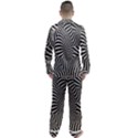 Pattern Men s Long Sleeve Satin Pajamas Set View2