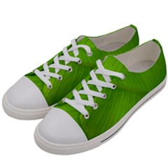 Banana Leaf Men s Low Top Canvas Sneakers by artworkshop