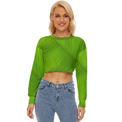 Banana Leaf Lightweight Long Sleeve Sweatshirt by artworkshop