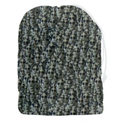 Creepy Head Motif Pattern Drawstring Pouch (3xl) by dflcprintsclothing