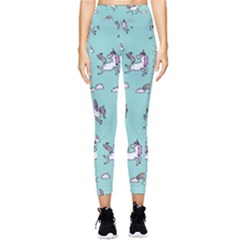 Unicorn Patterns Pocket Leggings  by Jancukart