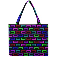 Colourful Bricks Pattern Colour Mini Tote Bag by Jancukart