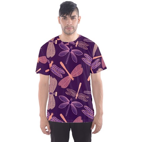 Dragonfly-pattern-design Men s Sport Mesh Tee by Jancukart