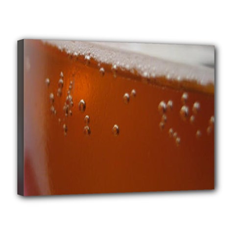 Bubble Beer Canvas 16  X 12  (stretched) by artworkshop