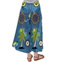 Seamless-pattern-with-sailing-cartoon Satin Palazzo Pants View2