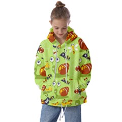 Little-animals-cartoon Kids  Oversized Hoodie by Jancukart