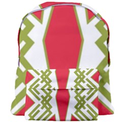 Abstract Pattern Geometric Backgrounds Giant Full Print Backpack by Eskimos