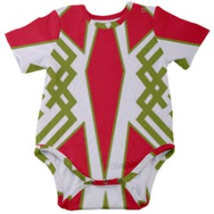 Abstract Pattern Geometric Backgrounds Baby Short Sleeve Onesie Bodysuit by Eskimos