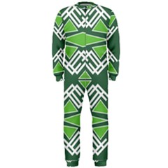 Abstract Pattern Geometric Backgrounds  Onepiece Jumpsuit (men) by Eskimos